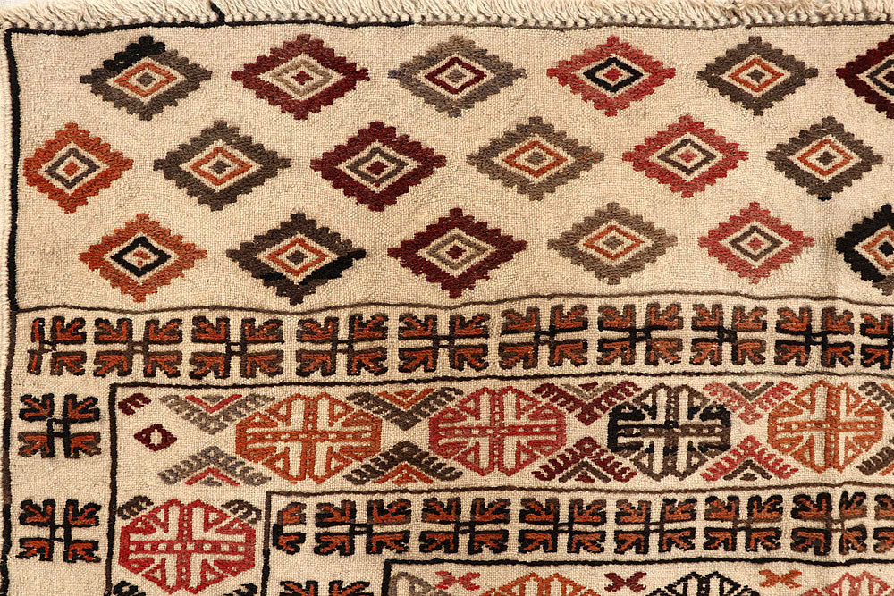 Bisque Soumak 4' 2 x 5' 10 - No. 61929 - ALRUG Rug Store