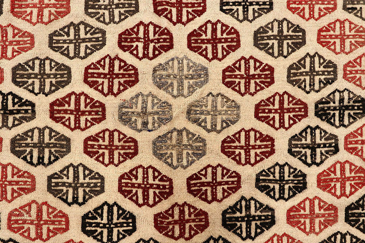 Bisque Soumak 4' 2 x 5' 10 - No. 61929 - ALRUG Rug Store