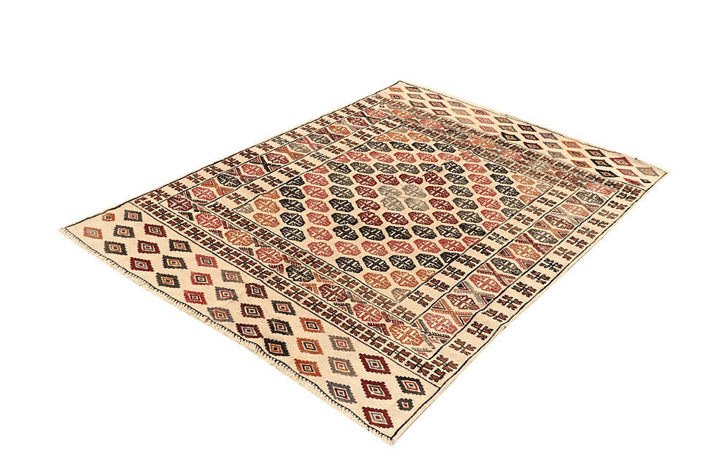 Bisque Soumak 4' 2 x 5' 10 - No. 61929 - ALRUG Rug Store