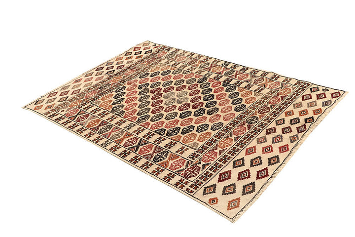 Bisque Soumak 4' 2 x 5' 10 - No. 61929 - ALRUG Rug Store