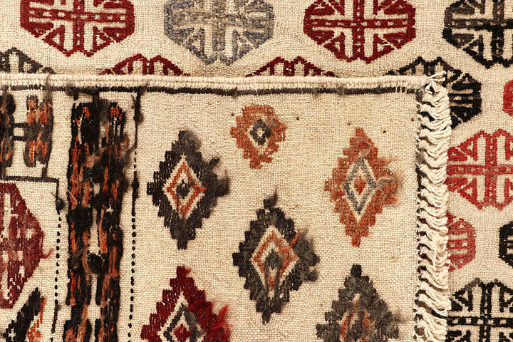 Bisque Soumak 4' 2 x 5' 10 - No. 61929 - ALRUG Rug Store
