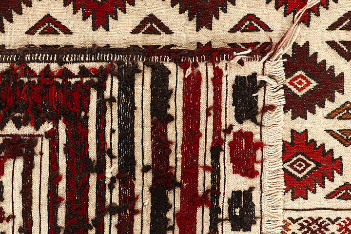 Blanched Almond Soumak 4' 7 x 6' 6 - No. 61930 - ALRUG Rug Store