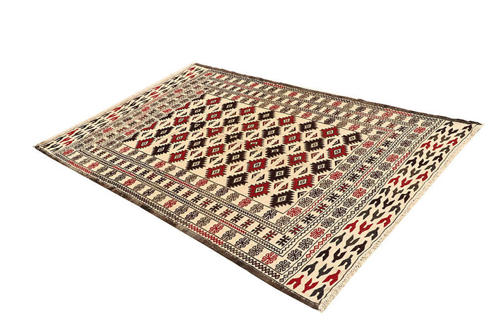 Blanched Almond Soumak 4' x 6' 4 - No. 61931 - ALRUG Rug Store