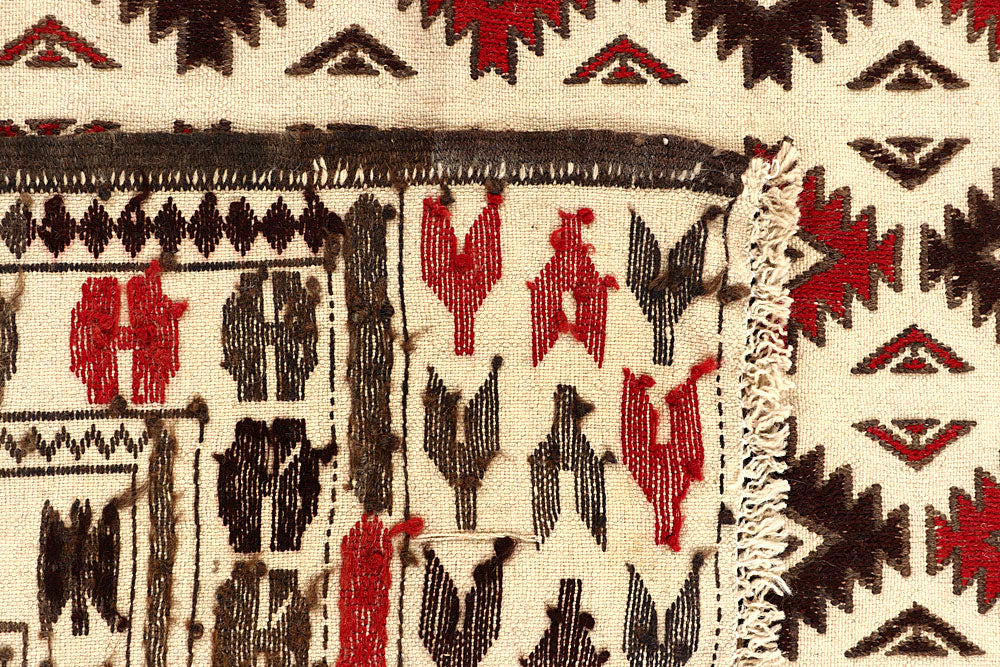 Blanched Almond Soumak 4' x 6' 4 - No. 61931 - ALRUG Rug Store