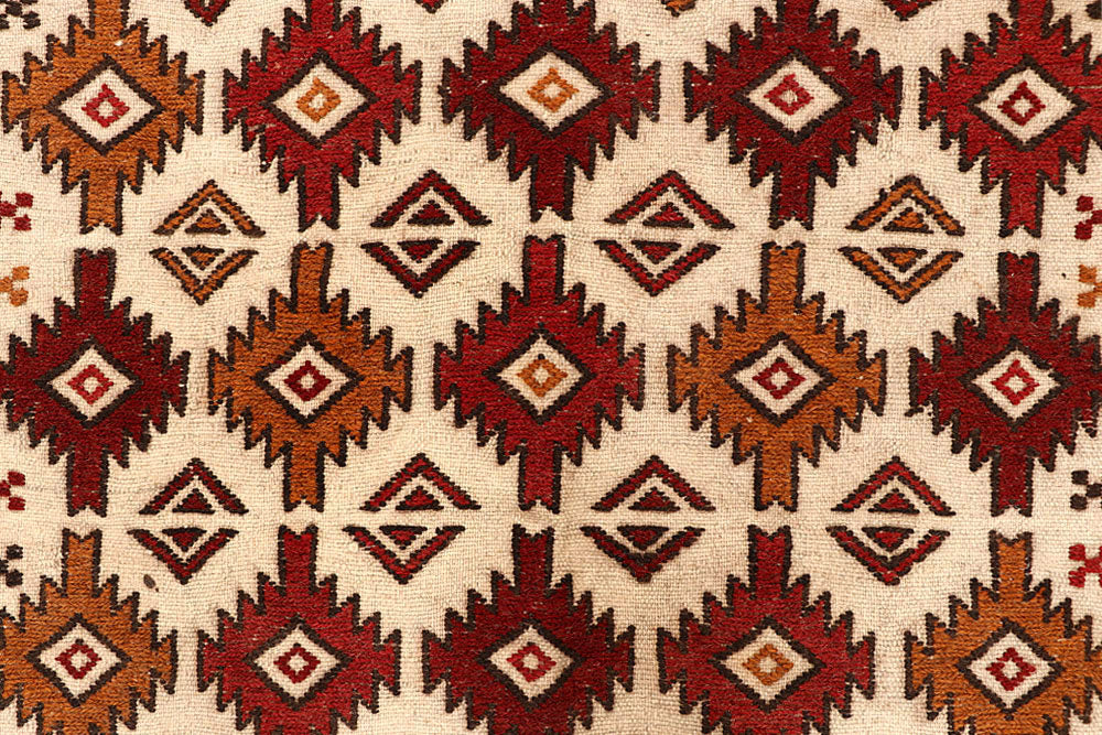 Blanched Almond Soumak 3' 11 x 6' 1 - No. 61934 - ALRUG Rug Store