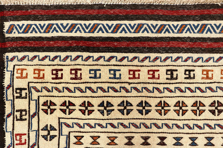 Old Lace Soumak 4' 3 x 5' 6 - No. 61935 - ALRUG Rug Store