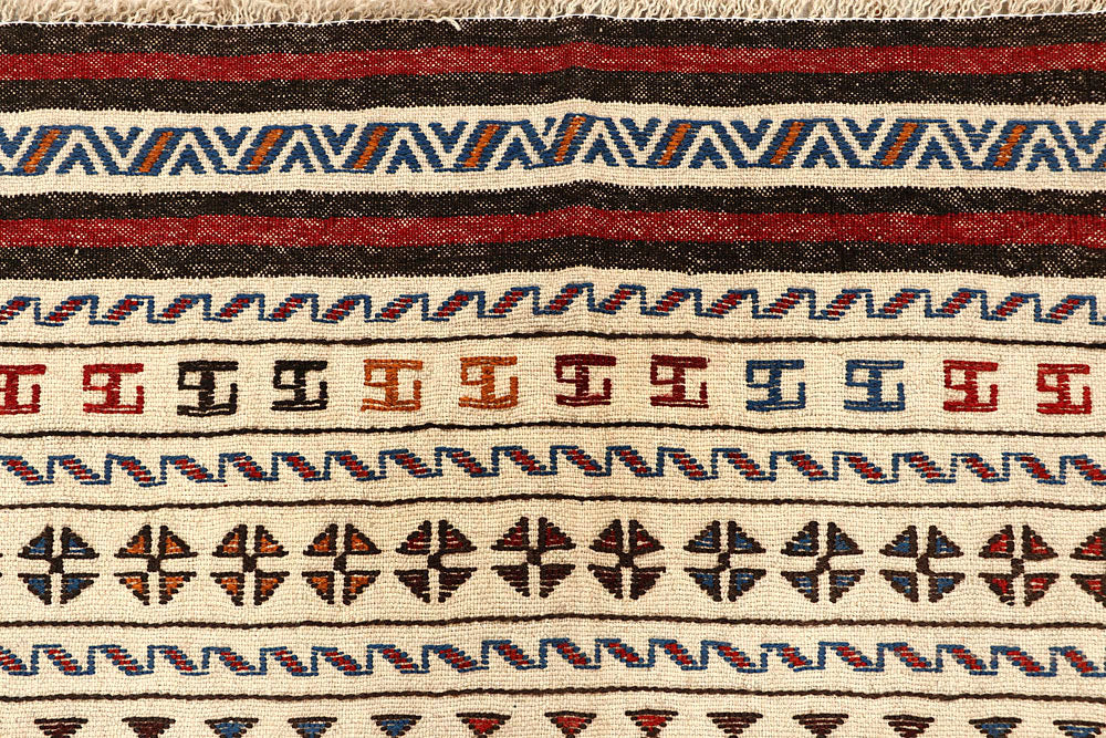 Old Lace Soumak 4' 3 x 5' 6 - No. 61935 - ALRUG Rug Store