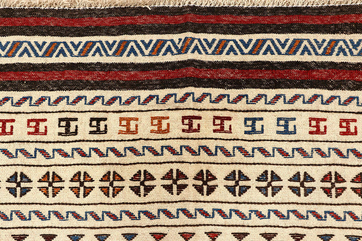 Old Lace Soumak 4' 3 x 5' 6 - No. 61935 - ALRUG Rug Store