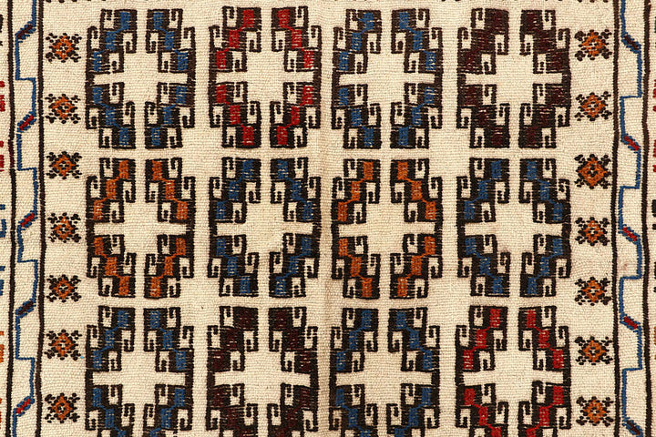 Old Lace Soumak 4' 3 x 5' 6 - No. 61935 - ALRUG Rug Store