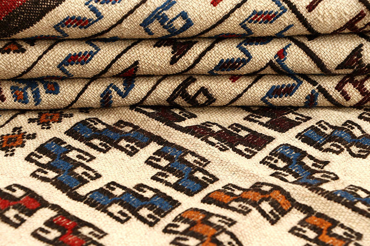 Old Lace Soumak 4' 3 x 5' 6 - No. 61935 - ALRUG Rug Store