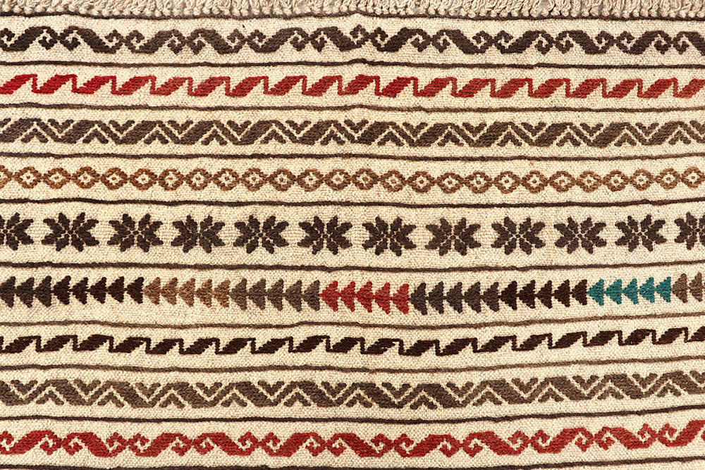 Old Lace Soumak 4' 2 x 5' 9 - No. 61936 - ALRUG Rug Store