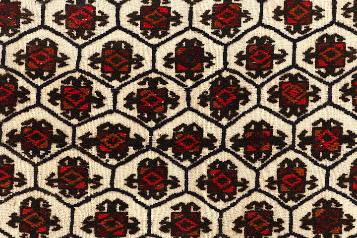 Old Lace Soumak 3' 7 x 5' 11 - No. 61937 - ALRUG Rug Store