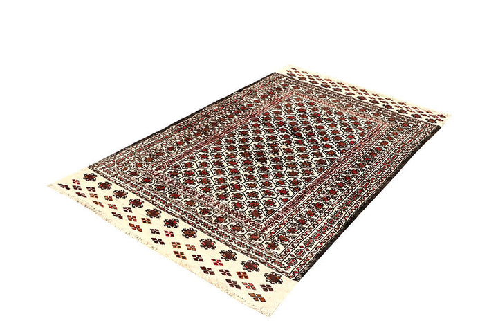 Old Lace Soumak 3' 7 x 5' 11 - No. 61937 - ALRUG Rug Store