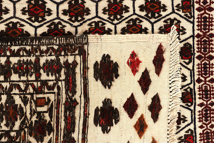 Old Lace Soumak 3' 7 x 5' 11 - No. 61937 - ALRUG Rug Store