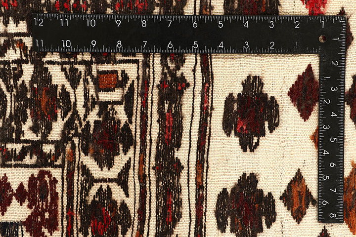Old Lace Soumak 3' 7 x 5' 11 - No. 61937 - ALRUG Rug Store