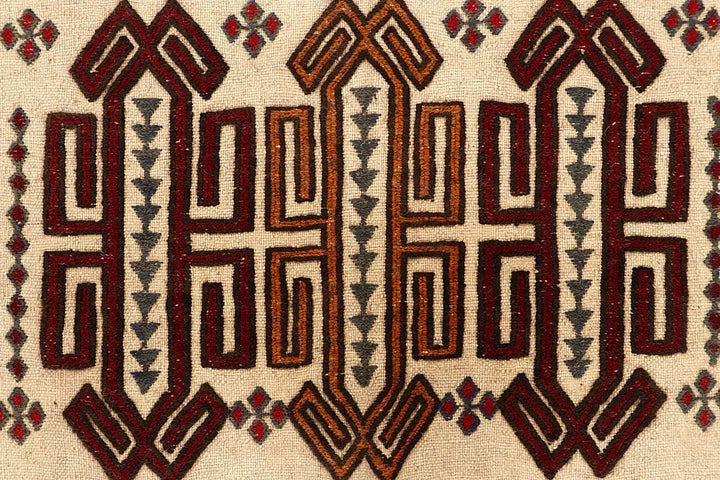 Old Lace Soumak 4' 4 x 5' 4 - No. 61938 - ALRUG Rug Store