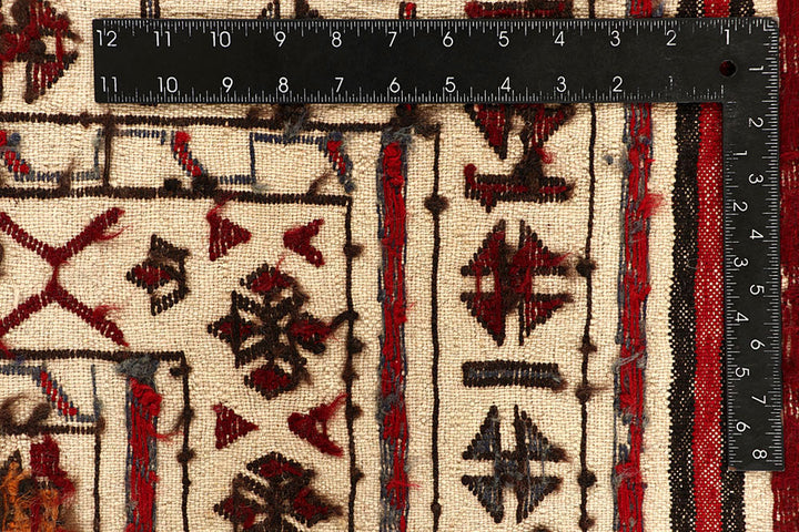 Old Lace Soumak 4' 4 x 5' 4 - No. 61938 - ALRUG Rug Store