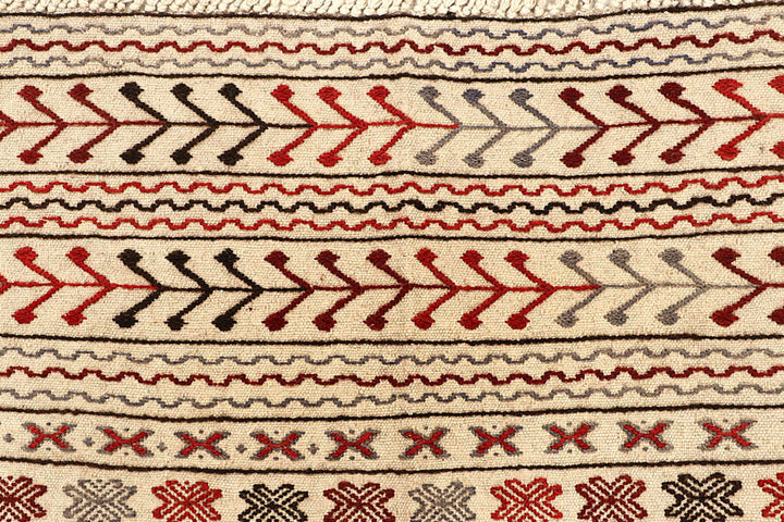 Old Lace Soumak 4' 1 x 5' 9 - No. 61940 - ALRUG Rug Store