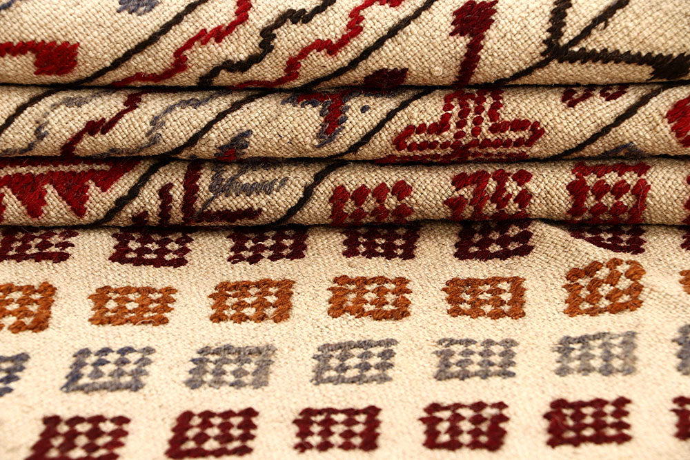 Old Lace Soumak 4' 1 x 5' 9 - No. 61940 - ALRUG Rug Store