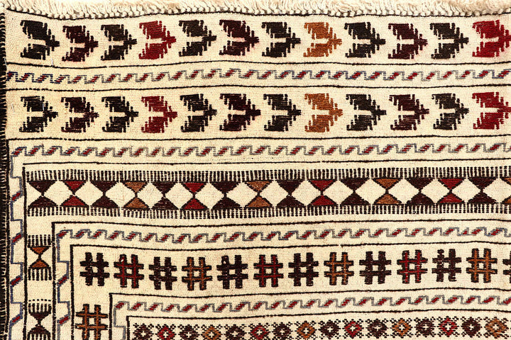 Old Lace Soumak 4' 3 x 5' 9 - No. 61941 - ALRUG Rug Store