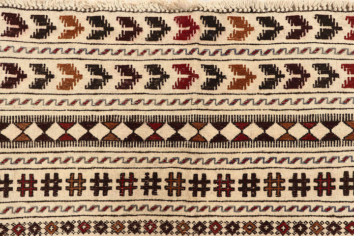 Old Lace Soumak 4' 3 x 5' 9 - No. 61941 - ALRUG Rug Store