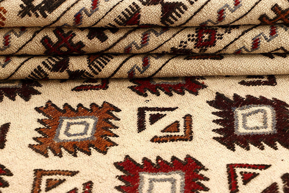 Old Lace Soumak 4' 3 x 5' 9 - No. 61941 - ALRUG Rug Store