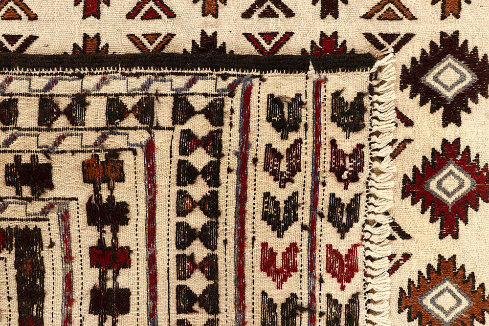 Old Lace Soumak 4' 3 x 5' 9 - No. 61941 - ALRUG Rug Store