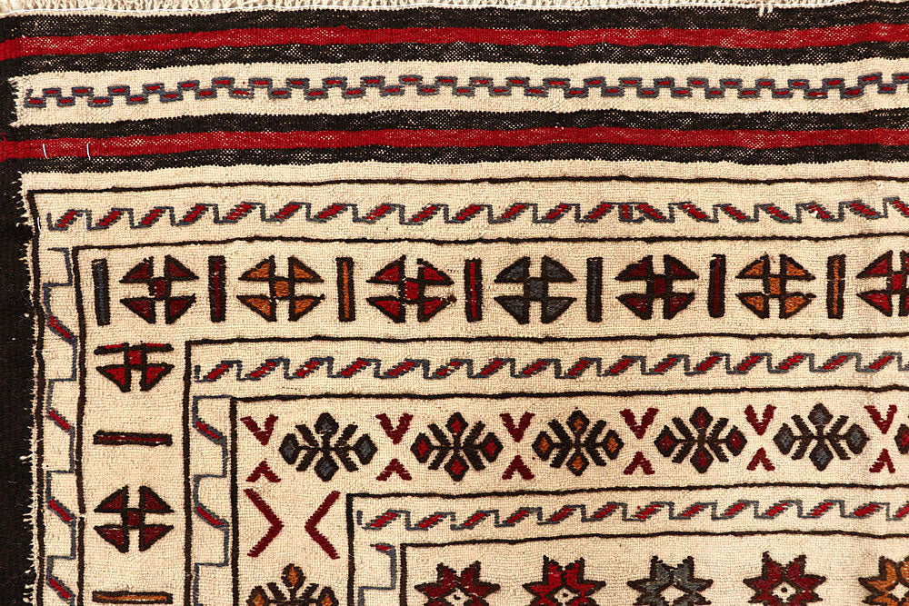 Old Lace Soumak 4' 3 x 5' 8 - No. 61942 - ALRUG Rug Store