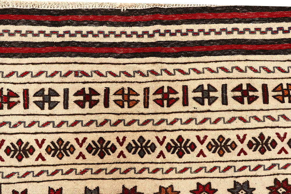 Old Lace Soumak 4' 3 x 5' 8 - No. 61942 - ALRUG Rug Store