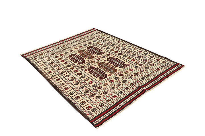 Old Lace Soumak 4' 3 x 5' 8 - No. 61942 - ALRUG Rug Store
