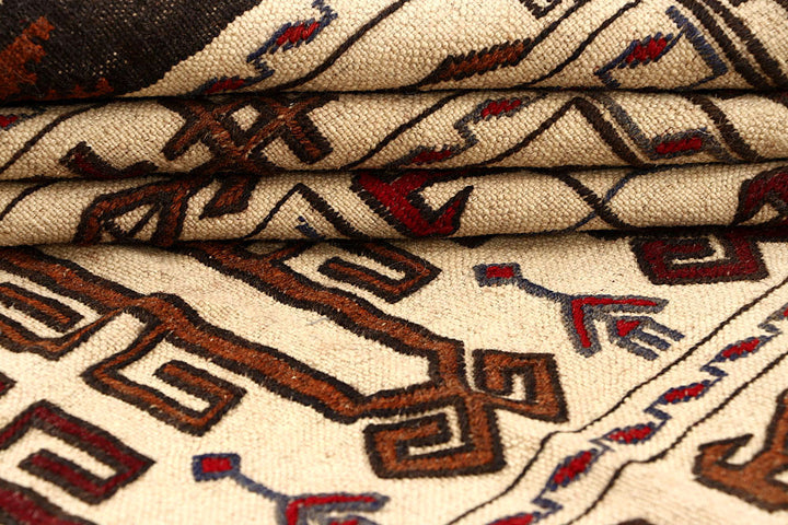 Old Lace Soumak 4' 2 x 5' 11 - No. 61945 - ALRUG Rug Store