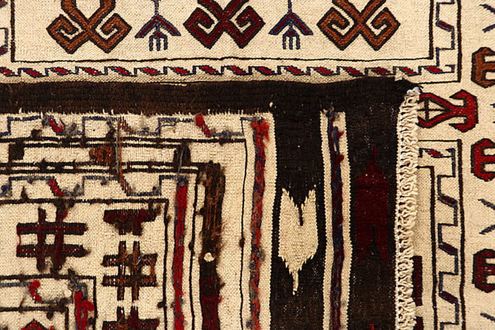 Old Lace Soumak 4' 2 x 5' 11 - No. 61945 - ALRUG Rug Store