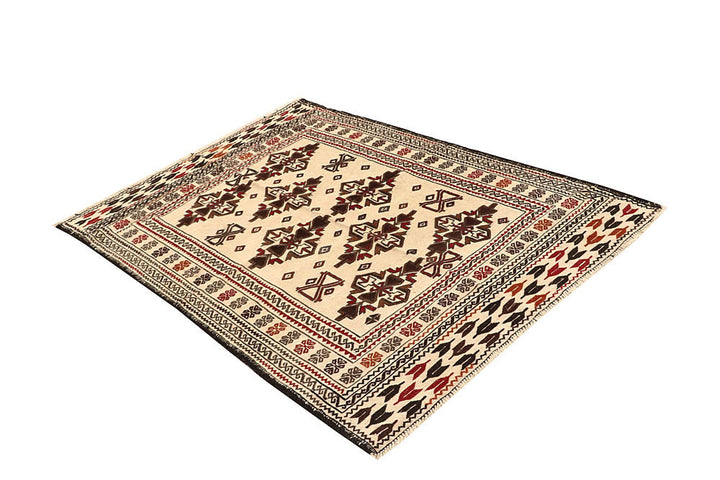 Old Lace Soumak 3' 11 x 5' 6 - No. 61946 - ALRUG Rug Store