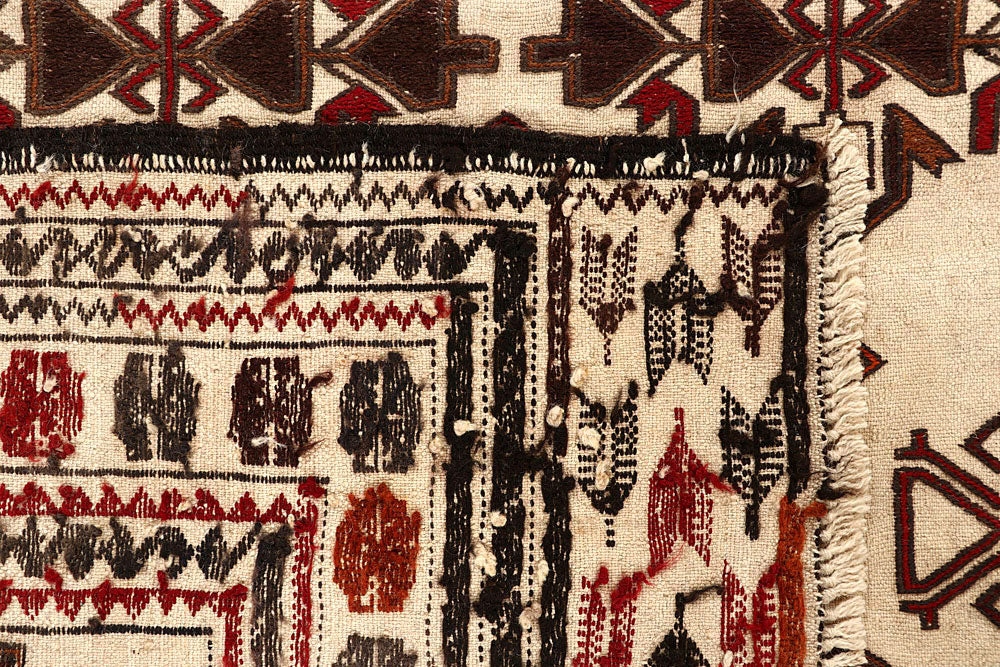 Old Lace Soumak 3' 11 x 5' 6 - No. 61946 - ALRUG Rug Store