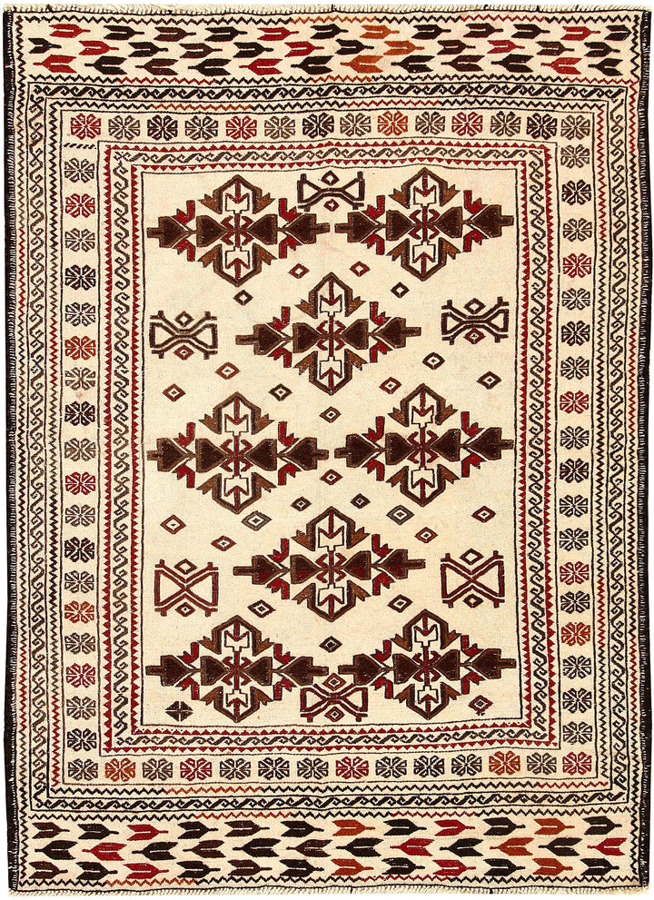 Old Lace Soumak 3' 11 x 5' 6 - No. 61946 - ALRUG Rug Store