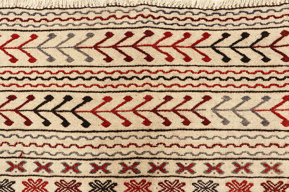 Old Lace Soumak 4' 2 x 6' - No. 61947 - ALRUG Rug Store