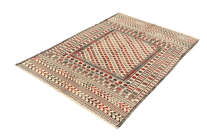 Old Lace Soumak 4' 2 x 6' - No. 61947 - ALRUG Rug Store