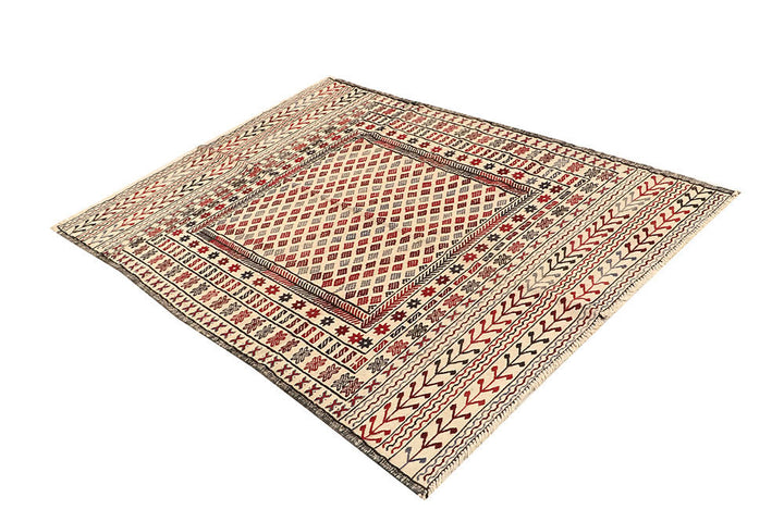 Old Lace Soumak 4' 2 x 6' - No. 61947 - ALRUG Rug Store