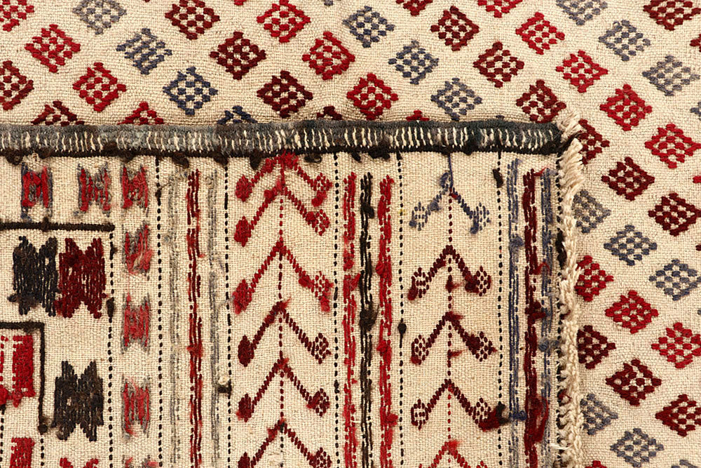 Old Lace Soumak 4' 2 x 6' - No. 61947 - ALRUG Rug Store