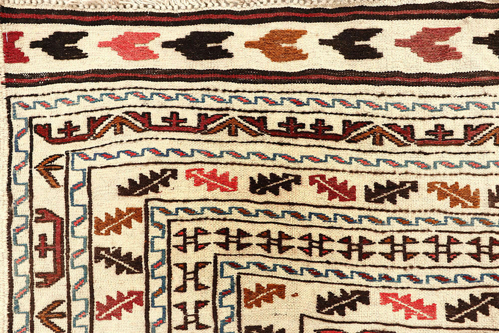 Old Lace Soumak 4' x 6' 2 - No. 61948 - ALRUG Rug Store