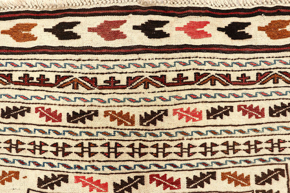 Old Lace Soumak 4' x 6' 2 - No. 61948 - ALRUG Rug Store