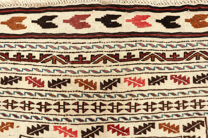 Old Lace Soumak 4' x 6' 2 - No. 61948 - ALRUG Rug Store