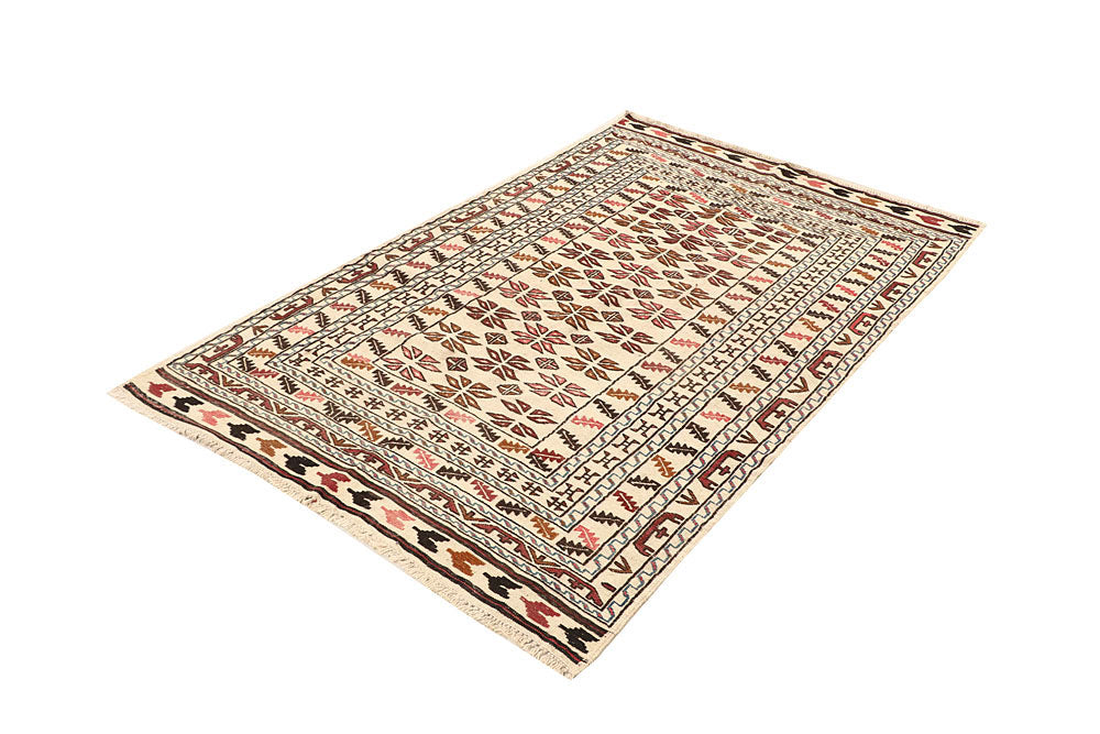 Old Lace Soumak 4' x 6' 2 - No. 61948 - ALRUG Rug Store