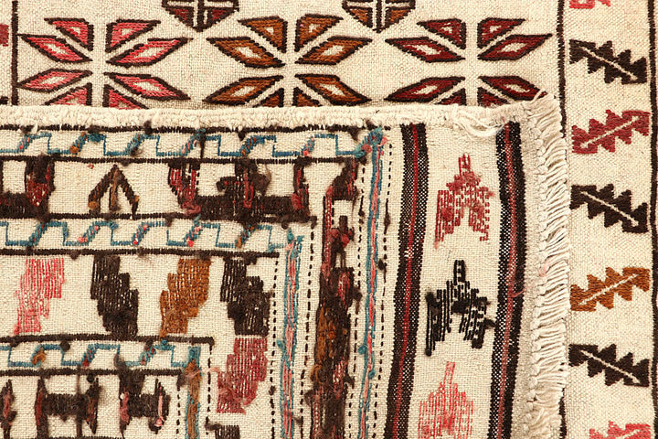 Old Lace Soumak 4' x 6' 2 - No. 61948 - ALRUG Rug Store