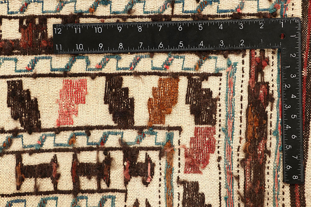 Old Lace Soumak 4' x 6' 2 - No. 61948 - ALRUG Rug Store