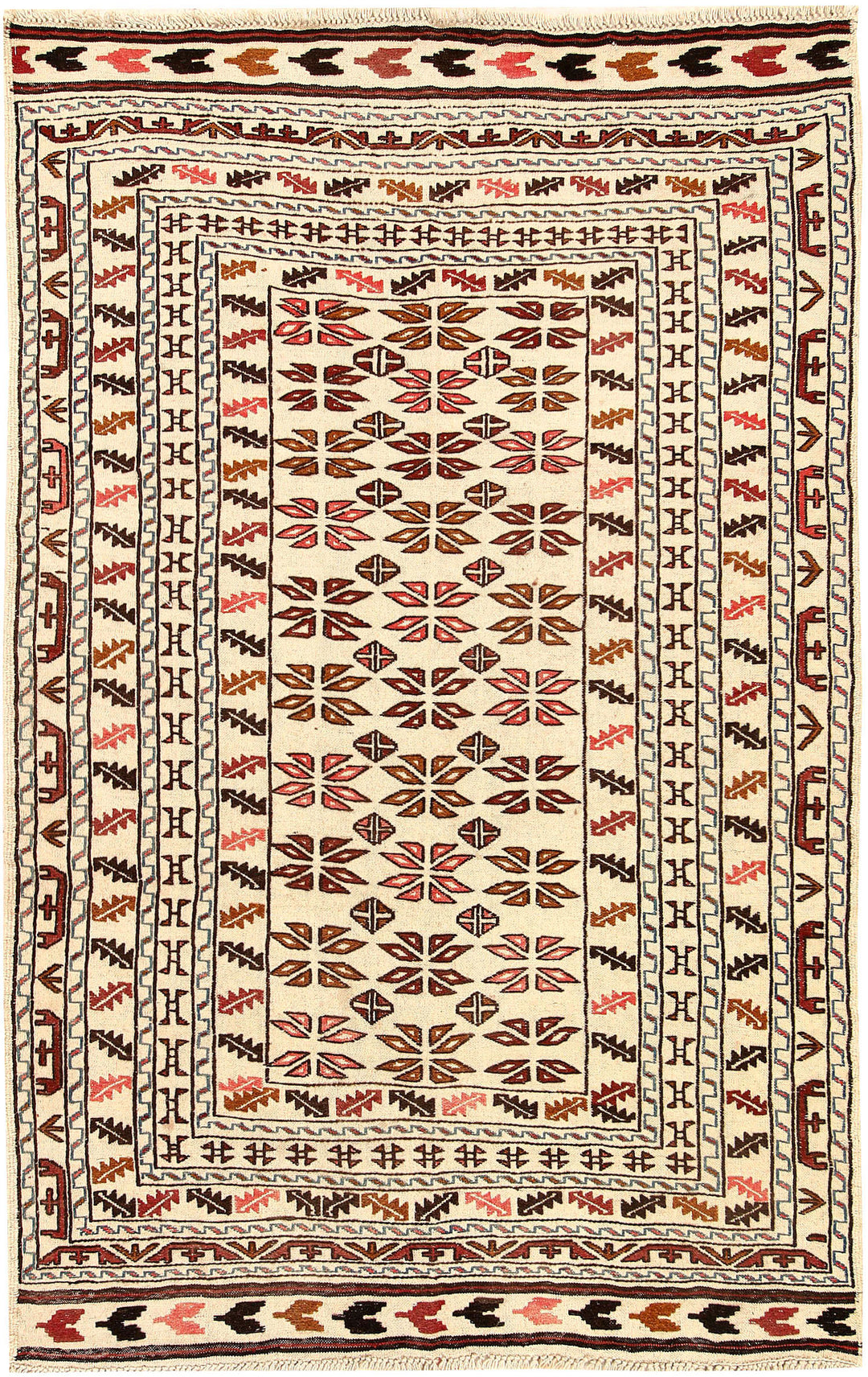 Old Lace Soumak 4' x 6' 2 - No. 61948 - ALRUG Rug Store