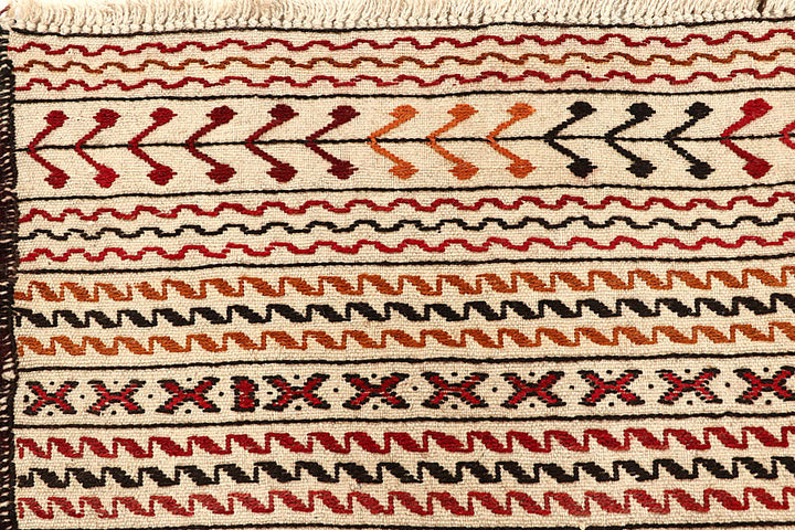 Old Lace Soumak 4' 2 x 5' 10 - No. 61949 - ALRUG Rug Store