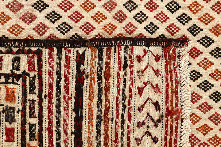 Old Lace Soumak 4' 2 x 5' 10 - No. 61949 - ALRUG Rug Store