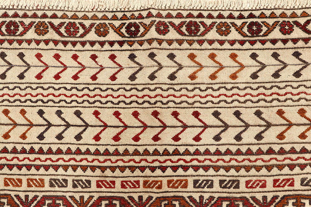 Old Lace Soumak 4' 2 x 5' 7 - No. 61951 - ALRUG Rug Store