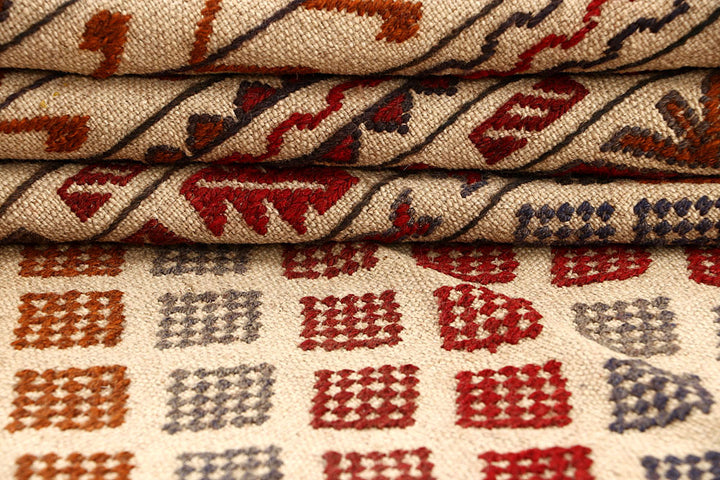 Old Lace Soumak 4' 2 x 5' 7 - No. 61951 - ALRUG Rug Store